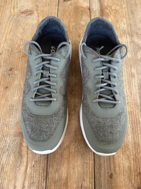 Olukai Koheo Hulu Wool Sneakers Men's 9 Dust Olive Lace-Up Drop Heel NEW $140